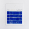 SAMPLE The Mosaic Factory Amsterdam mozaïektegel 2x2x0.4cm voor wand en vloer voor binnen en buiten vierkant Glas Donker Blauw SW861862