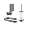Grohe Selection Toiletaccessoires - closethouder - zonder klep - closetborstelset - handdoekhaak - hard graphite glans (antraciet) SW1210918