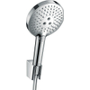 Hansgrohe Raindance Select S PortersS badset met S 120 3jet handdouche met wandhouder met Isiflex`B doucheslang 160cm chroom 0605448