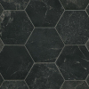 SAMPLE Fap Ceramiche Vloer- en wandtegel Hexagon Roma Grafite mat Marmer look Mat Antraciet SW736095