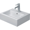 Duravit Vero fontein onderzijde geslepen 45x35cm met kraangat en overloop wit 0300306