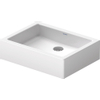 Duravit Vero opbouwwastafel onderzijde geslepen met bevestiging 50x38cm zonder overloop met wondergliss wit 0291342