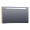 BRAUER Promise spiegelkast - 120x70x15cm -- met directe verlichting - 2 enkelzijdige spiegeldeuren - Chateau SW371616