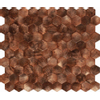 Dune Materia Mosaics Mozaiektegel 26x30.2cm Corten 6mm Mat/glans Bruin SW798688