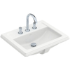 Villeroy en Boch Hommage inbouwwastafel 63x52cm ceramic+ wit 0108707