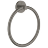 GROHE Essentials Handdoekring - 18cm - rond - brushed hard graphite SW98945
