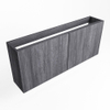 Mondiaz FOWY fonteinonderkast - 120x22x50cm - 2 deuren - push to open - softclose - Antracite SW1016927