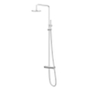 IVY Concord Regendoucheset - opbouw - 20cm medium hoofddouche - staafmodel handdouche - RVS316 - geborsteld SW1031896