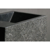 Forzalaqua Venetia Xs fonteinbak 29x16x10cm wasbak Rechts 0 kraangaten Natuursteen Graniet gezoet & gebrand SW230751