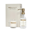 Wellmark Discover giftset - handzeep en geurkaars - fresh linnen - helder glas SW1238750