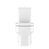 Crosswater Kai toiletpot staand compact zonder reservoir exclusief zitting wit SW487303