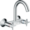 Hansgrohe Logis classic wand keukenkraan met hoge uitloop chroom GA49493