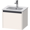 Duravit Ketho.2 wastafelonderkast 51x42x44cm geschikt voor 1 waskom Spaanplaat wit Mat SW772727