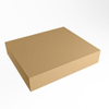 Mondiaz TOP 51 Topblad - 40x51x12cm - geschikt voor afdekplaat - Solid surface - Oro SW1023901