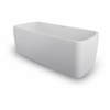 Duravit Qatego bad vrijstaand 180x80cm mat wit SW999966