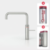 Quooker NL Fusion square kokendwaterkraan opbouw uitloop draaibaar met Combi+ reservoir & Cube reservoir RVS SW299809