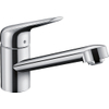 Hansgrohe M42 M421-H100 1-gats keukenkraan m. 360° draaibare uitloop chroom SW241704