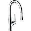 Hansgrohe Talis 1-gr keukenmkr 160 uittrekb vuistdouche chroom SW529007