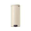 Brabantia NewIcon Pedaalemmer - 30 liter - kunststof binnenemmer - soft beige SW1026541