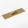 Mondiaz EDEN Fontein - 80x23x0.9cm - wasbak midden - zonder kraangaten - voor toiletmeubel - Solid surface - Oro SW1025780