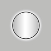 Best-Design Nero Venetië ronde spiegel zwart incl.led verlichting Ø 60 cm SW353615