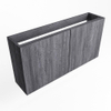 Mondiaz FOWY fonteinonderkast - 100x22x50cm - 2 deuren - push to open - softclose - Antracite SW1016874