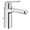 GROHE Eurosmart Cosmopolitan waterbesparende wastafelkraan met medium uitloop met waste chroom 0465033