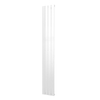 Plieger Cavallino Retto designradiator verticaal enkel middenaansluiting 2000x298mm 666W mat wit 7255293