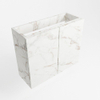 Mondiaz FOWY fonteinonderkast - 60x22x50cm - 2 deuren - push to open - softclose - Carrara SW1016812