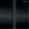 Geberit type 50 urinioir bedieningsplaat - 230V - rechthoekige knoppen - zwart chroom SW451675