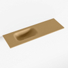 Mondiaz EDEN Fontein - 70x23x0.9cm - wasbak Links - zonder kraangaten - voor toiletmeubel - Solid surface - Oro SW1025779