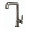 Crosswater Union Wastafelkraan - hoog - opbouw - koudwaterkraan - brushed black chrome (gunmetal) SW968260
