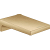 Hansgrohe Metropol baduitloop breed wandmontage voorsprong uitloop 18.5cm brushed bronze SW358692