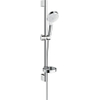 Hansgrohe Crometta vario doucheset 65cm met zeepschaal wit chroom SW73216