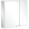 Villeroy & Boch My view spiegelkast 80x75cm 2 deuren 2 contactdoos LED SW641657