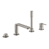 GROHE Lineare New afbouwdeel voor 4-gats badrandcombinatie m. baduitloop met handdouche en doucheslang 200cm supersteel SW97559
