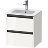 Duravit Ketho.2 wastafelonderkast 51x42x54.9cm geschikt voor 1 waskom Spaanplaat wit Mat SW773078