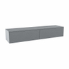 Mondiaz ALAN MODULE Wastafelonderkast - 170x45x30cm - 2 lades - push to open - Plata SW1015167