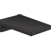 Hansgrohe Metropol baduitloop breed wandmontage voorsprong uitloop 18.5cm mat zwart SW358670