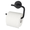 Haceka Kosmos Toiletrolhouder - zonder klep - mat zwart SW653971