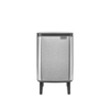 Brabantia Bo Hi Afvalemmer - 7 liter - kunststof binnenemmer - matt steel fingerprint proof SW1117399