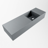 Mondiaz TYNE Fontein - 70x23x12cm - wasbak Rechts - zonder kraangaten - solid surface - Plata SW1026151