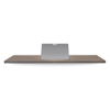 Looox Wood collection bath shelf 88cm met houder RVS geborsteld eiken RVS geborsteld SW73163