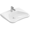 Villeroy en Boch Omnia Vita wastafel met kraangat en overloop 60x49cm ceramic+ wit 0103450