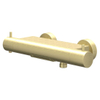 IVY Bond Badthermostaatkraan opbouw - Cooltouch - cascade uitloop - Geborsteld mat goud PVD SW1031127