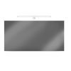 Looox B Line spiegel - 120x65cm - met anticondens - aluminium GA36566