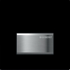Geberit type 50 urinioir bedieningsplaat - pneumatisch - rechthoekige knoppen - Gitzwart RAL 9005 0730018