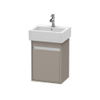 Duravit Ketho Wastafelonderkast 40x32x55cm Standaard greep spaanplaat Basalt Mat 0280147