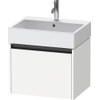 Duravit Ketho 2 wastafelonderbouwkast met 1 lade 58.4x46x44cm met greep antraciet wit mat SW772888