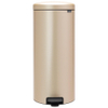 Brabantia NewIcon Pedaalemmer - 30 liter - kunststof binnenemmer - metallic gold SW1117486